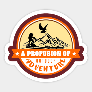 A Profusion of Adventure Sticker